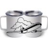 10 oz. White Stainless Steel Coffee Mug Thumbnail