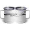 10 oz. White Stainless Steel Coffee Mug Thumbnail