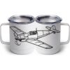 10 oz. White Stainless Steel Coffee Mug Thumbnail