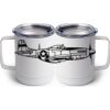 10 oz. White Stainless Steel Coffee Mug Thumbnail