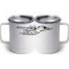 10 oz. White Stainless Steel Coffee Mug Thumbnail