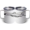 10 oz. White Stainless Steel Coffee Mug Thumbnail