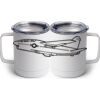 10 oz. White Stainless Steel Coffee Mug Thumbnail