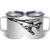 10 oz. White Stainless Steel Coffee Mug Thumbnail
