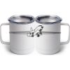 10 oz. White Stainless Steel Coffee Mug Thumbnail