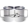 10 oz. White Stainless Steel Coffee Mug Thumbnail