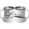 10 oz. White Stainless Steel Coffee Mug Thumbnail