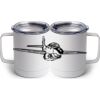 10 oz. White Stainless Steel Coffee Mug Thumbnail