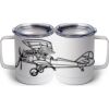10 oz. White Stainless Steel Coffee Mug Thumbnail