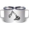 10 oz. White Stainless Steel Coffee Mug Thumbnail