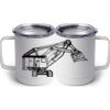 10 oz. White Stainless Steel Coffee Mug Thumbnail