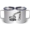 10 oz. White Stainless Steel Coffee Mug Thumbnail
