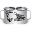 10 oz. White Stainless Steel Coffee Mug Thumbnail