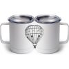 10 oz. White Stainless Steel Coffee Mug Thumbnail