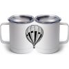 10 oz. White Stainless Steel Coffee Mug Thumbnail