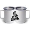 10 oz. White Stainless Steel Coffee Mug Thumbnail
