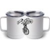 10 oz. White Stainless Steel Coffee Mug Thumbnail