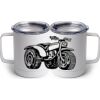 10 oz. White Stainless Steel Coffee Mug Thumbnail