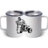 10 oz. White Stainless Steel Coffee Mug Thumbnail