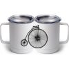 10 oz. White Stainless Steel Coffee Mug Thumbnail