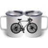 10 oz. White Stainless Steel Coffee Mug Thumbnail