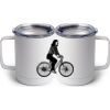 10 oz. White Stainless Steel Coffee Mug Thumbnail