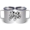 10 oz. White Stainless Steel Coffee Mug Thumbnail