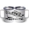 10 oz. White Stainless Steel Coffee Mug Thumbnail