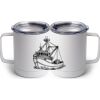 10 oz. White Stainless Steel Coffee Mug Thumbnail
