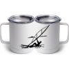10 oz. White Stainless Steel Coffee Mug Thumbnail
