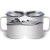 10 oz. White Stainless Steel Coffee Mug Thumbnail