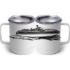 10 oz. White Stainless Steel Coffee Mug Thumbnail