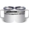 10 oz. White Stainless Steel Coffee Mug Thumbnail
