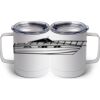 10 oz. White Stainless Steel Coffee Mug Thumbnail