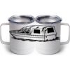 10 oz. White Stainless Steel Coffee Mug Thumbnail