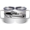 10 oz. White Stainless Steel Coffee Mug Thumbnail