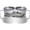 10 oz. White Stainless Steel Coffee Mug Thumbnail