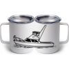 10 oz. White Stainless Steel Coffee Mug Thumbnail
