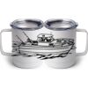 10 oz. White Stainless Steel Coffee Mug Thumbnail