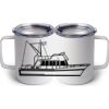 10 oz. White Stainless Steel Coffee Mug Thumbnail