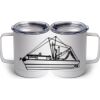 10 oz. White Stainless Steel Coffee Mug Thumbnail