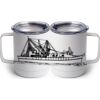 10 oz. White Stainless Steel Coffee Mug Thumbnail