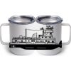 10 oz. White Stainless Steel Coffee Mug Thumbnail