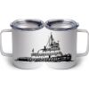 10 oz. White Stainless Steel Coffee Mug Thumbnail