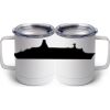 10 oz. White Stainless Steel Coffee Mug Thumbnail