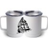 10 oz. White Stainless Steel Coffee Mug Thumbnail