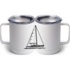 10 oz. White Stainless Steel Coffee Mug Thumbnail
