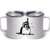 10 oz. White Stainless Steel Coffee Mug Thumbnail