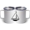 10 oz. White Stainless Steel Coffee Mug Thumbnail