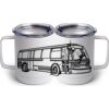 10 oz. White Stainless Steel Coffee Mug Thumbnail